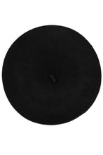 Load image into Gallery viewer, Black Vintage Style Beret