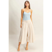 Load image into Gallery viewer, Pastel Blue Little Bow Sleeveless Crop Top