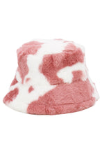 Load image into Gallery viewer, Cow Fluff Bucket Hat- More colors Available!