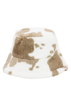 Load image into Gallery viewer, Cow Fluff Bucket Hat- More colors Available!