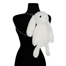 Load image into Gallery viewer, Bunny Rabbit Fuzzy Faux Fur Crossbody Purse- More Styles Available!