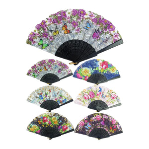 Butterfly Floral Paisley Hand Fan- More Styles Available!