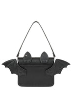 Load image into Gallery viewer, Black bag with bat wings and ears on a white background
