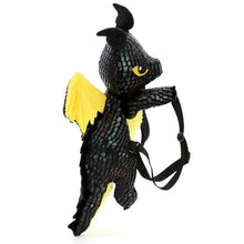 Load image into Gallery viewer, Black Dragon Plush Sling Bag
