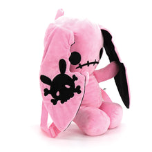 Load image into Gallery viewer, Pink Naughty Bunny Stuffed Mini Backpack
