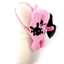 Load image into Gallery viewer, Pink Naughty Bunny Stuffed Mini Backpack