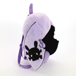 Purple Naughty Bunny Stuffed Mini Backpack
