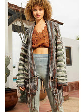Load image into Gallery viewer, Cozy Knit Charcoal Green Sweater