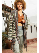 Load image into Gallery viewer, Cozy Knit Charcoal Green Sweater