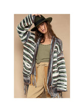 Load image into Gallery viewer, Cozy Knit Charcoal Green Sweater