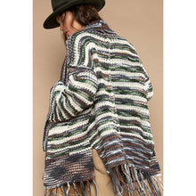Load image into Gallery viewer, Cozy Knit Charcoal Green Sweater