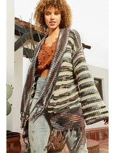 Load image into Gallery viewer, Cozy Knit Charcoal Green Sweater