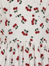 Load image into Gallery viewer, Honey Cherry Broderie Flared Dress