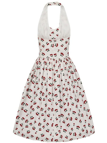 Honey Cherry Broderie Flared Dress – Pink House Boutique