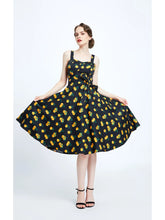 Load image into Gallery viewer, Sweet Citrus Swing Dress