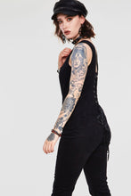 Load image into Gallery viewer, Cord Progression Flare Jumpsuit