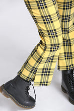 Load image into Gallery viewer, Corey Yellow Plaid Trousers