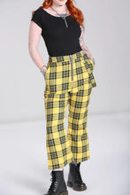 Load image into Gallery viewer, Corey Yellow Plaid Trousers