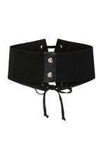 Load image into Gallery viewer, Lace Elastic Corset Style Cinch Belt