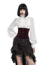 Load image into Gallery viewer, Red Velvet Corset