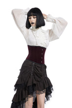 Load image into Gallery viewer, Red Velvet Corset