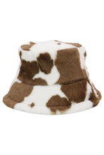 Load image into Gallery viewer, Cow Fluff Bucket Hat- More colors Available!