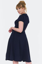 Load image into Gallery viewer, Moon and Star Embroidered Flare Dress