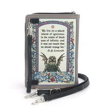 Load image into Gallery viewer, Cthulhu Story Book Purse