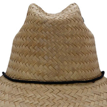Load image into Gallery viewer, Triple Eyelet Extra Wide Dome Straw Outdoor Hat