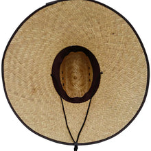 Load image into Gallery viewer, Triple Eyelet Extra Wide Dome Straw Outdoor Hat