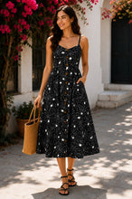 Load image into Gallery viewer, Spider Web Cami Maxi Dress