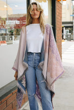 Load image into Gallery viewer, Floral Medallion Lilac Reversible Kimono
