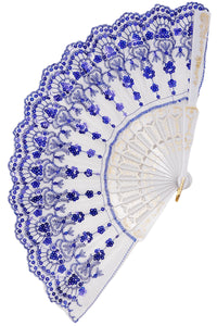 Flower Patch Sequins Hand Fan- More Styles Available!