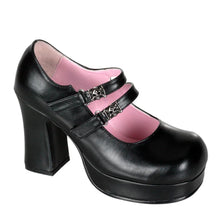 Load image into Gallery viewer, Skull Studded Mary Jane Platform Heels