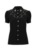 Load image into Gallery viewer, Arania Spiderweb Blouse
