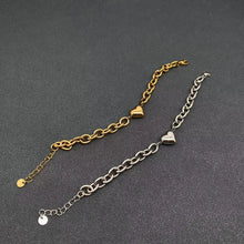 Load image into Gallery viewer, Dainty Heart Charm Chain Bracelet- More Styles Available!