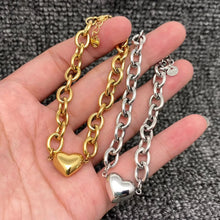 Load image into Gallery viewer, Dainty Heart Charm Chain Bracelet- More Styles Available!
