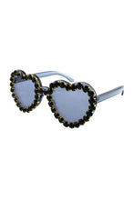 Load image into Gallery viewer, Bling Rimmed Heart Sunglasses