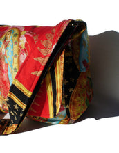 Load image into Gallery viewer, Red Guadalupe Virgin Mary Messenger Bag