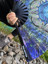 Load image into Gallery viewer, Botanical Geometry XL Hand Fan