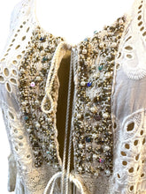 Load image into Gallery viewer, Lace and Bead Cardigan