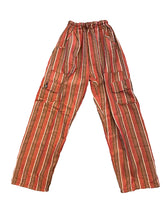 Load image into Gallery viewer, Pink and Brown Striped Pants