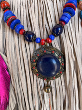 Load image into Gallery viewer, Ivory Leather Beaded Fringe Purse