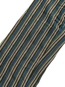 Parrot Teal Striped Pants