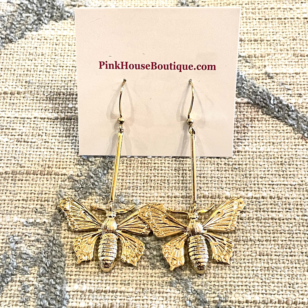 Butterfly Dangly Earrings