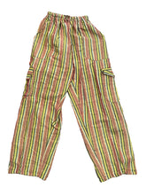 Load image into Gallery viewer, Neon Green Striped Pants