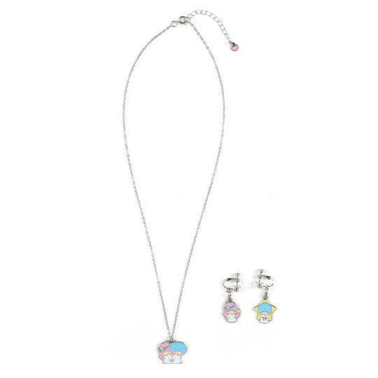 Little Twin Stars Necklace and Earring Set – Pink House Boutique