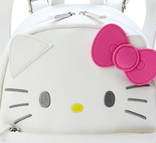 hello kitty backpack white Hello Kitty Original Face Mini Backpack
