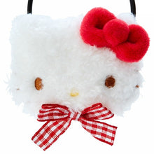 Load image into Gallery viewer, Hello Kitty Plush Face Ponytail Holder
