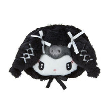 Load image into Gallery viewer, Kuromi Moonlit Melokuro Plush Face Pouch
